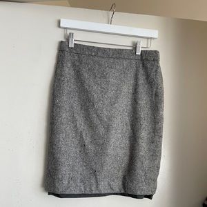 J. CREW Wool & Silk Pencil Skirt